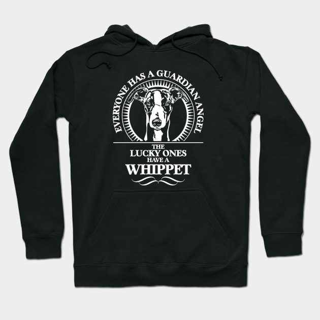 Whippet Guardian Angel dog sayings Hoodie by wilsigns